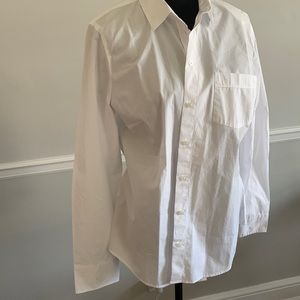 J Crew white button down